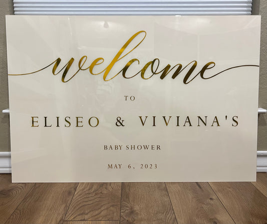 Baby Shower Sign