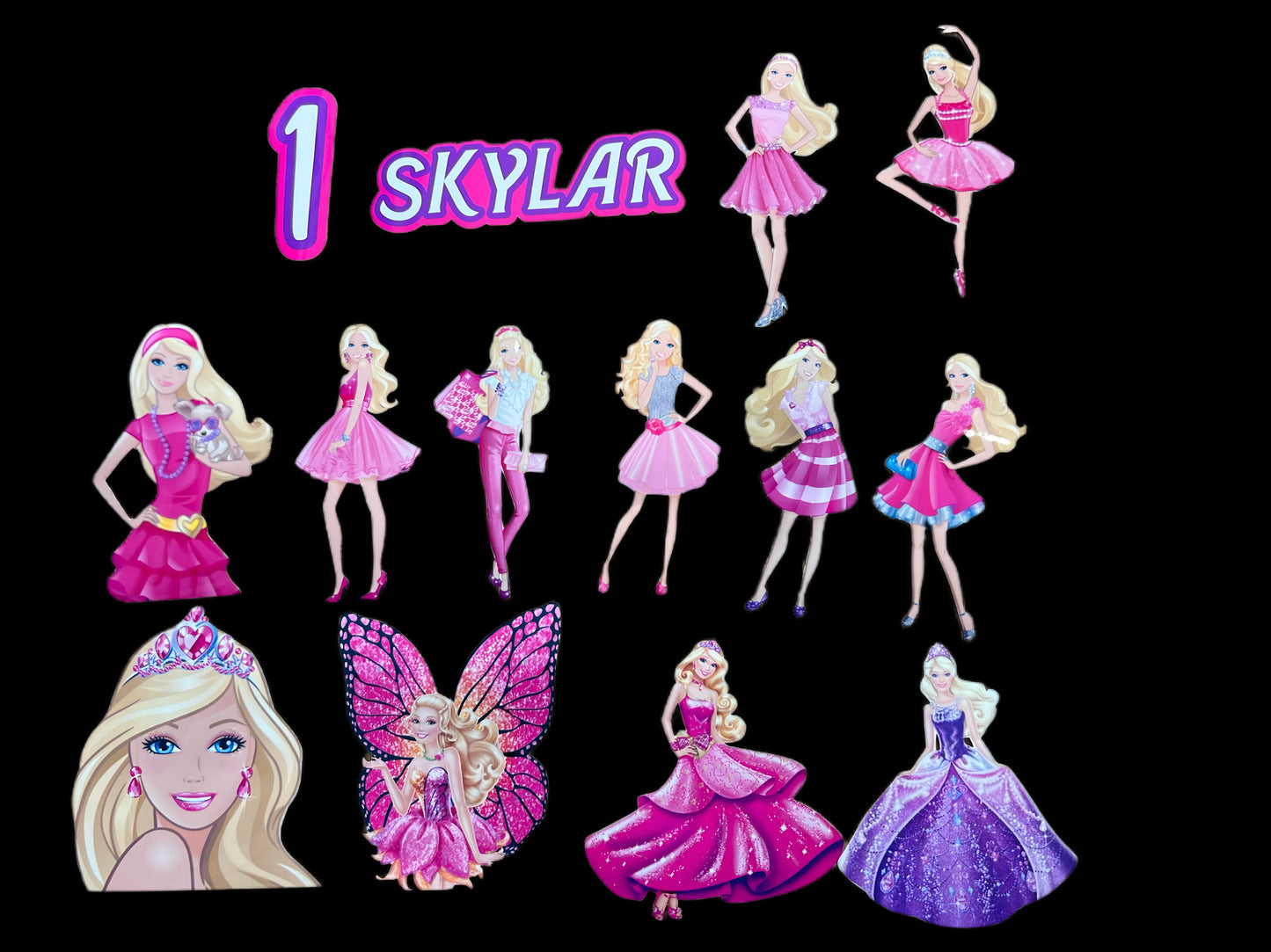 Custom Barbie Stickers